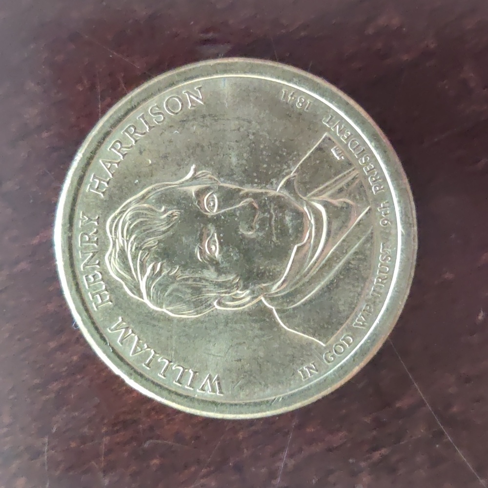 Vintage gold colored coin